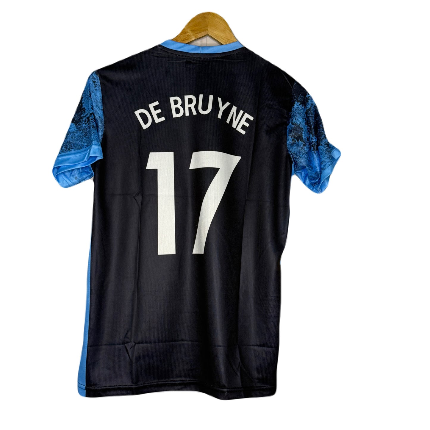 Manchester City 2015-16 Away Kit De Bruyne Half Sleeve - P1030 Ms Retro Store