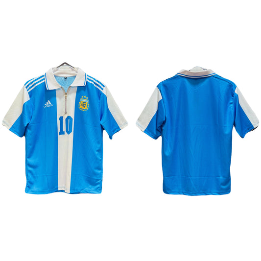 Argentina Special Edition Five Sleeve zip collar Sublimation Jersey -  Ms Retro Store