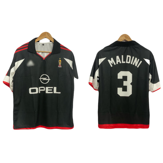 A milan 1999-2000 Away kit Maldini Five sleeve - P357 - Ms Retro Store