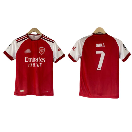 Saka Arsenal Half Sleeve New season Embroidery Jersey - P1944