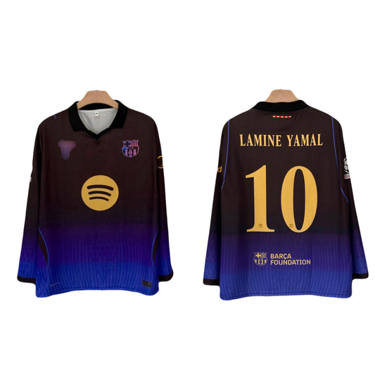 Yamal Barcelona 2026-27 Away kit full sleeve sublimation Jersey -P2535