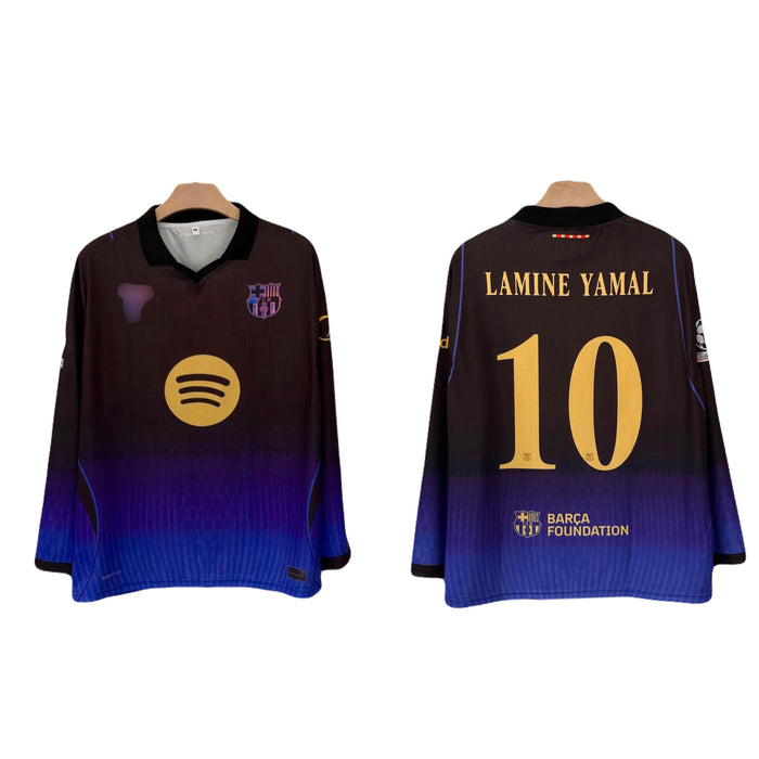 Yamal Barcelona 2026-27 Away kit full sleeve sublimation Jersey -P2535