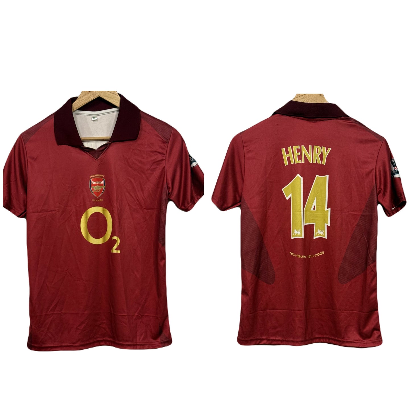Arsenal Fc 2005-06 Home kit Henry Half sleeve - Ms Retro Store