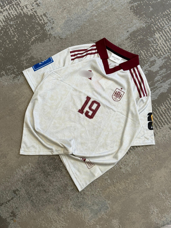 Yamal Spain 2026 Away World Cup  Premium Quality Collar Five Sleeve Sublimation  - P1990