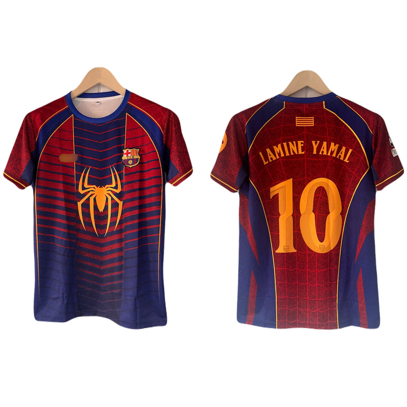Yamal Barcelona 2026-2027 Spider Edition Kit Half Sleeve Embroidery - P2444