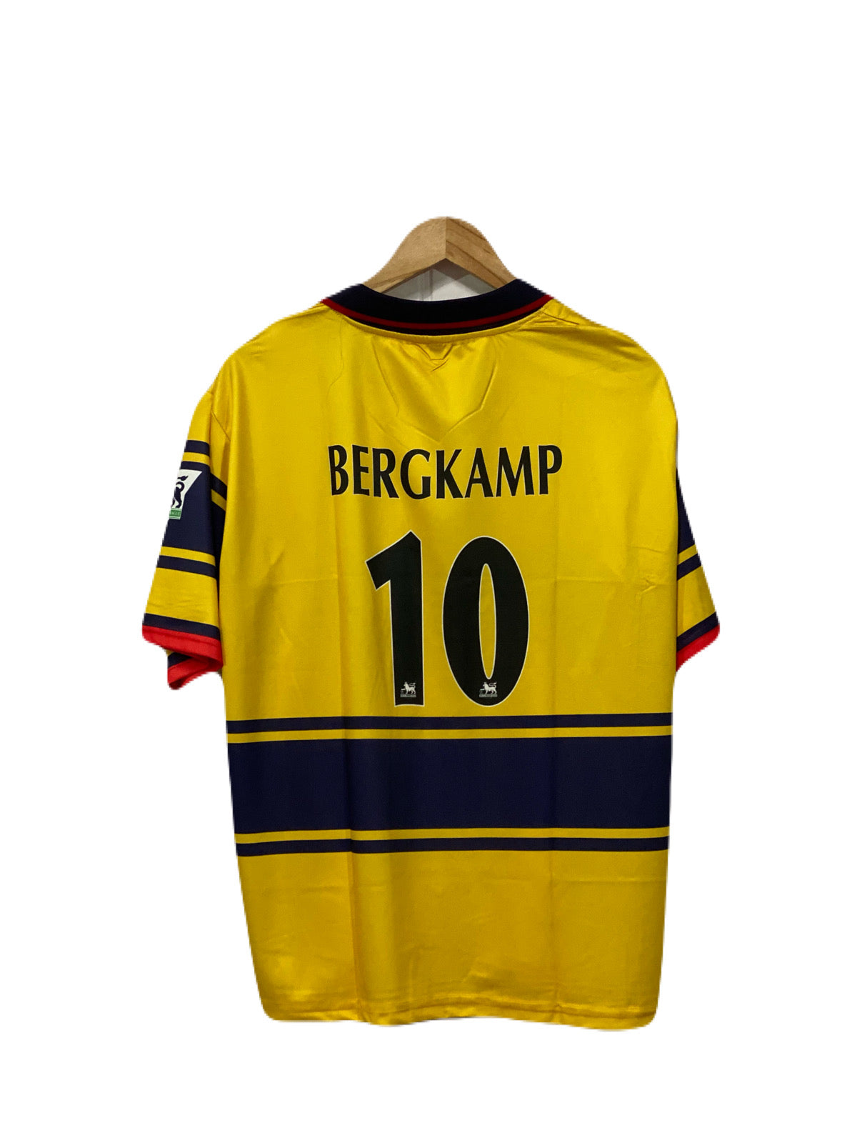 Arsenal 1998-99 Away kit Bergkamp Five sleeve - Ms Retro Store