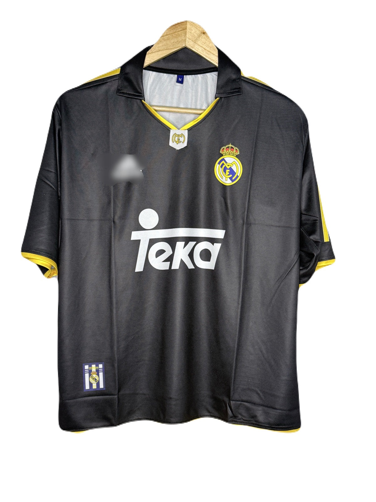 Real Madrid 1999-00 Away Kit Plain Back Five Sleeve - P984  Ms Retro Store