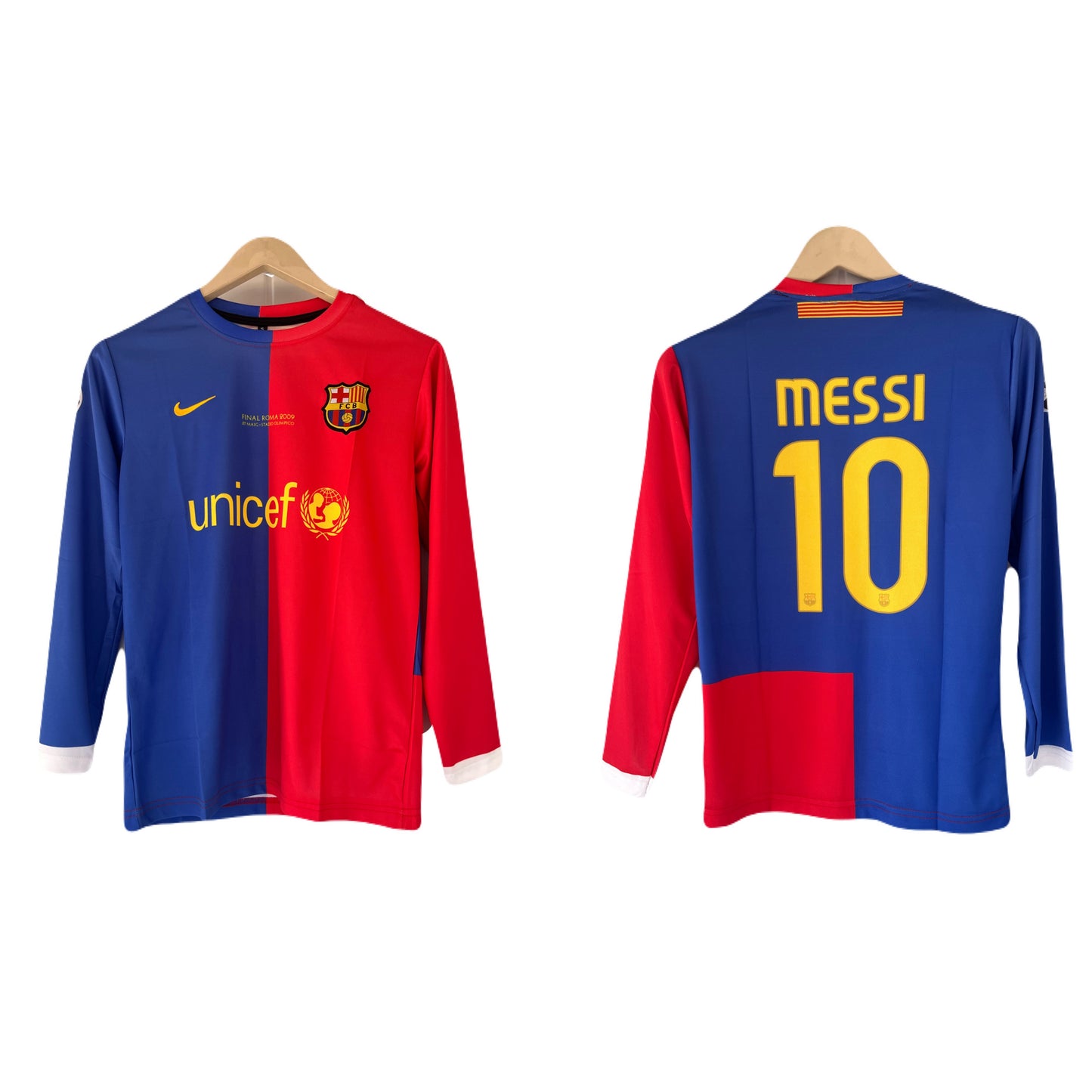Messi 2009 Final edition Barcelona full sleeve embroidery - Ms Retro Store