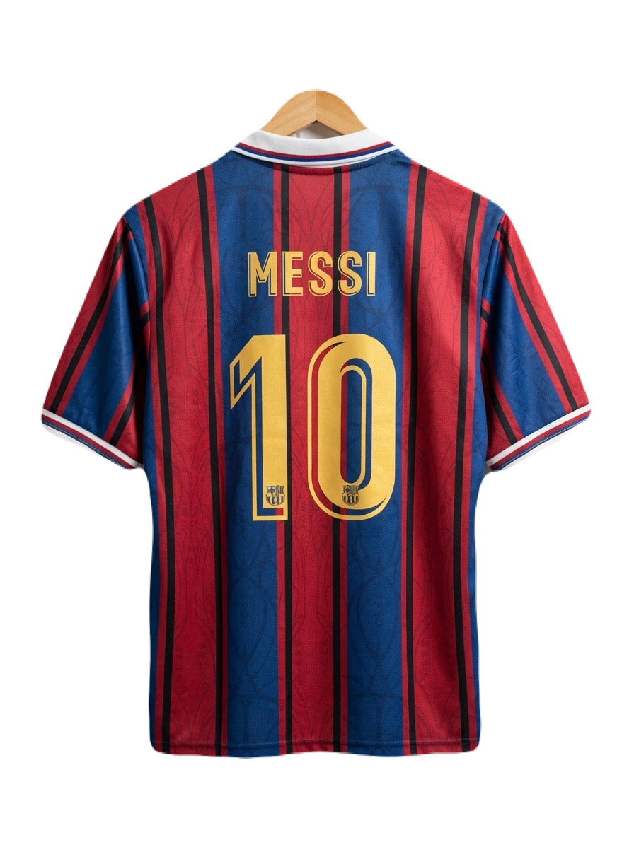 Barcelona messi 125th edition Five sleeve Collar sublimation - Ms Retro Store