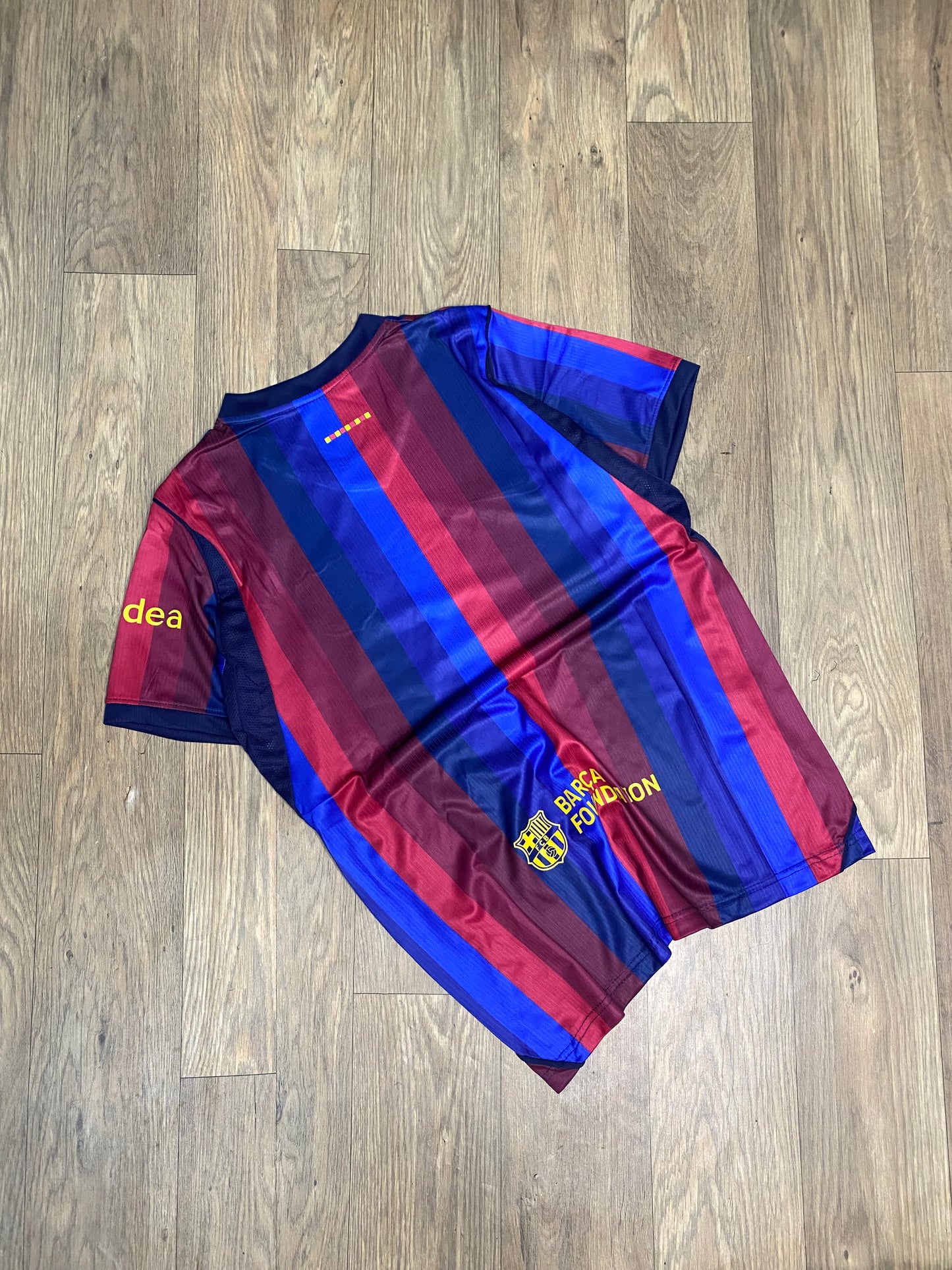 Barcelona Fan version 2026/27 home kit half sleeve - P2393