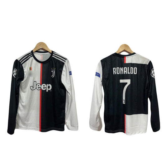 Juventus ronaldo full sleeve ronaldo P125 - ms retro store