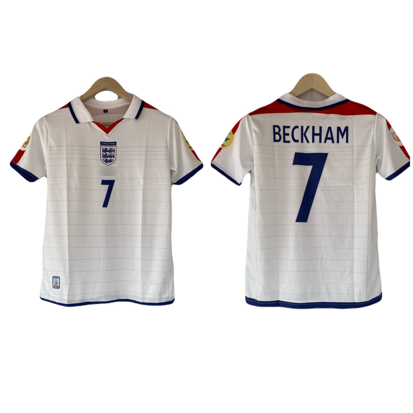Beckham England half sleeve collar sublimation jersey - P2184