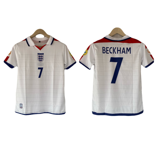 Beckham England half sleeve collar sublimation jersey - P2184