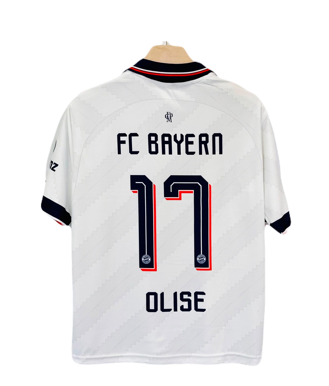 Olise Bayern Munich  2026-27 Away  Five sleeve Collar Sublimation jersey - P2359
