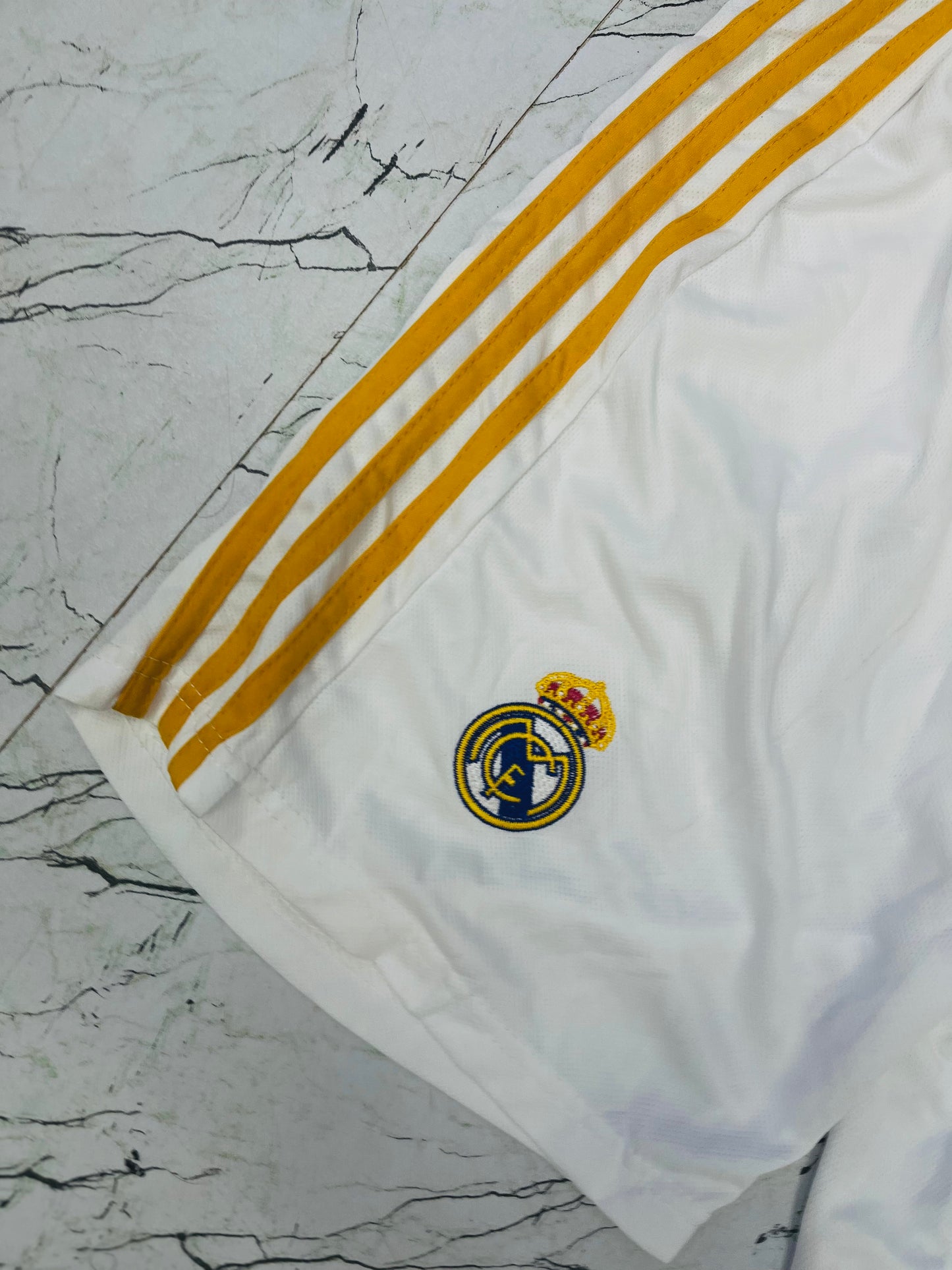 Premium first quality   Real Madrid 3Line Golden   Shorts - Ms Retro Store