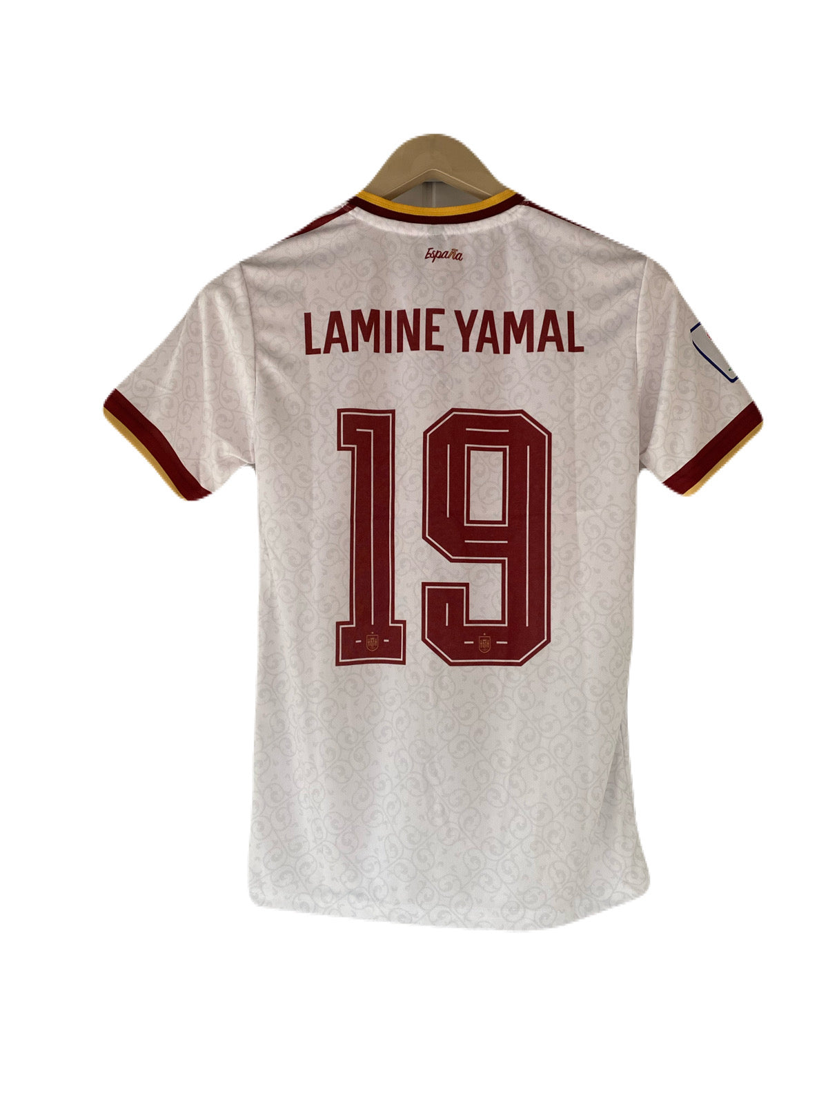 Yamal Spain 2026 World Cup Home Half Sleeve crew neck embroidery Jersey -