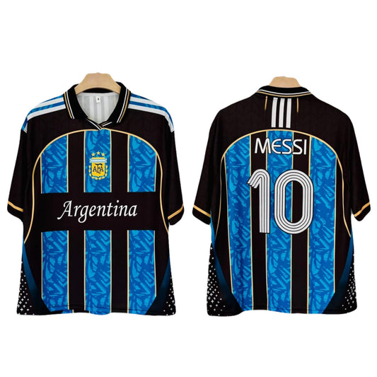 Messi Argentina special kit Five sleeve Collar Sublimation jersey - P2591
