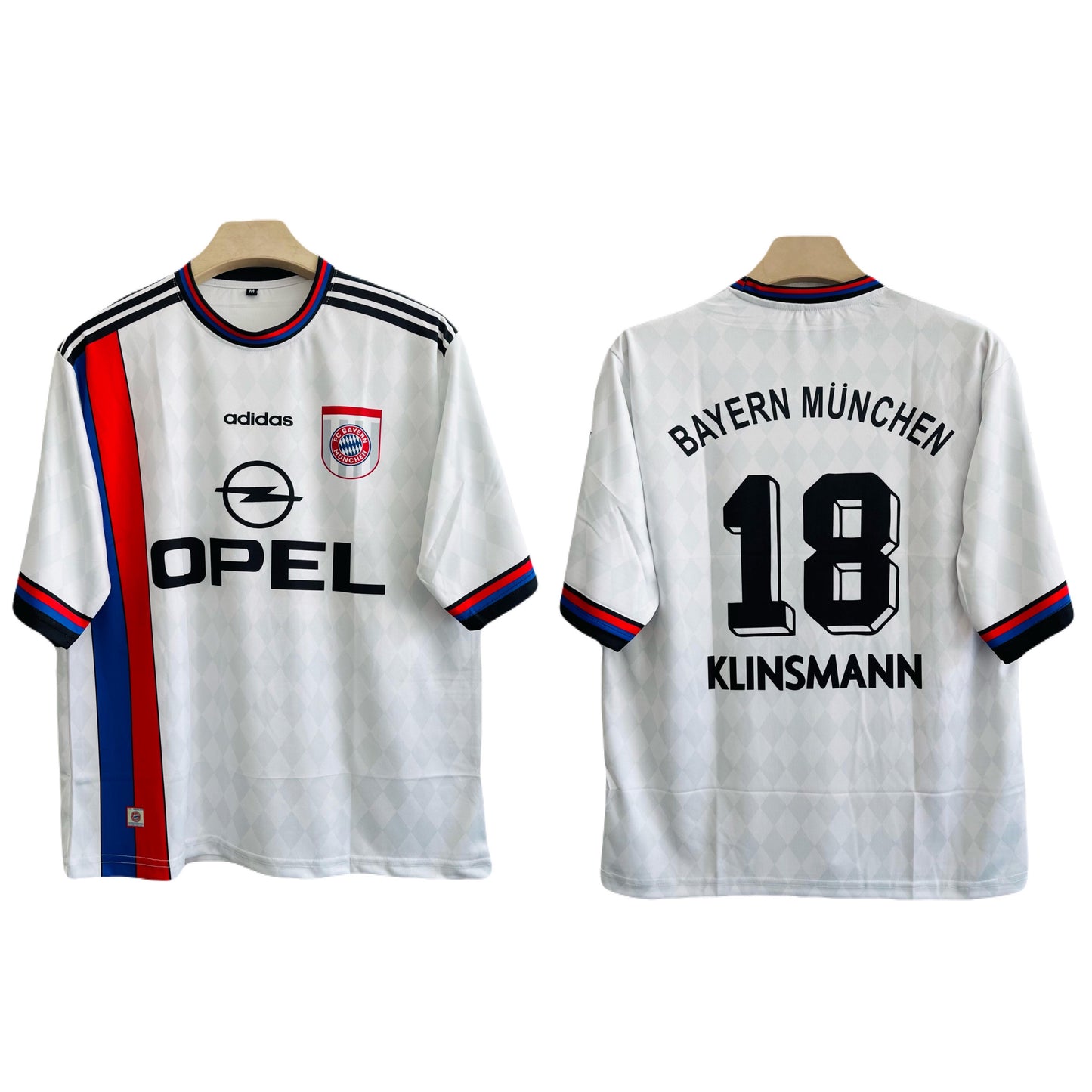 1996-98 Bayern Munich Away Shirt five sleeve - ms retro store