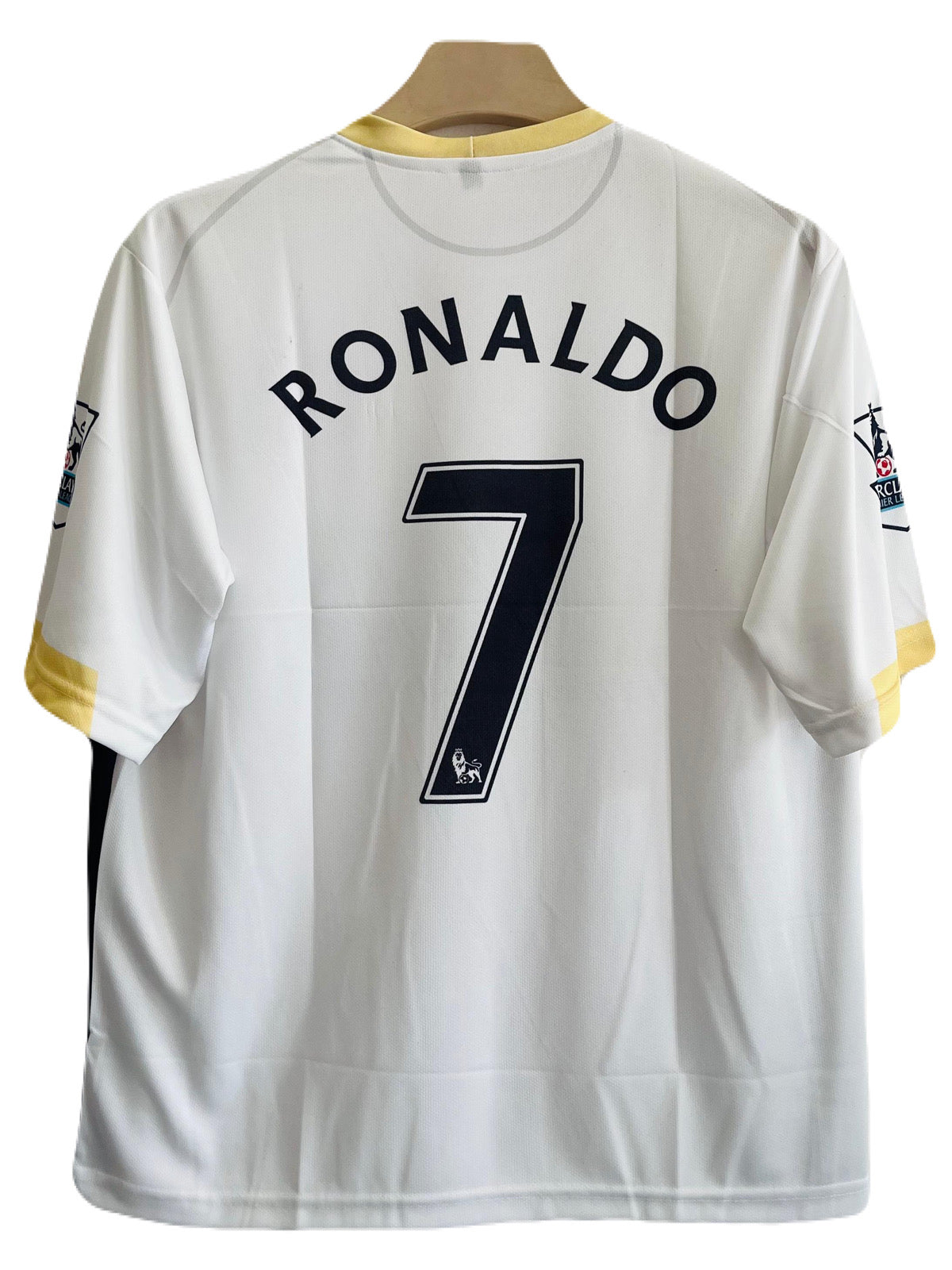 Cristiano Ronaldo manchester united 2006/07 away kit five sleeve - ms retro store