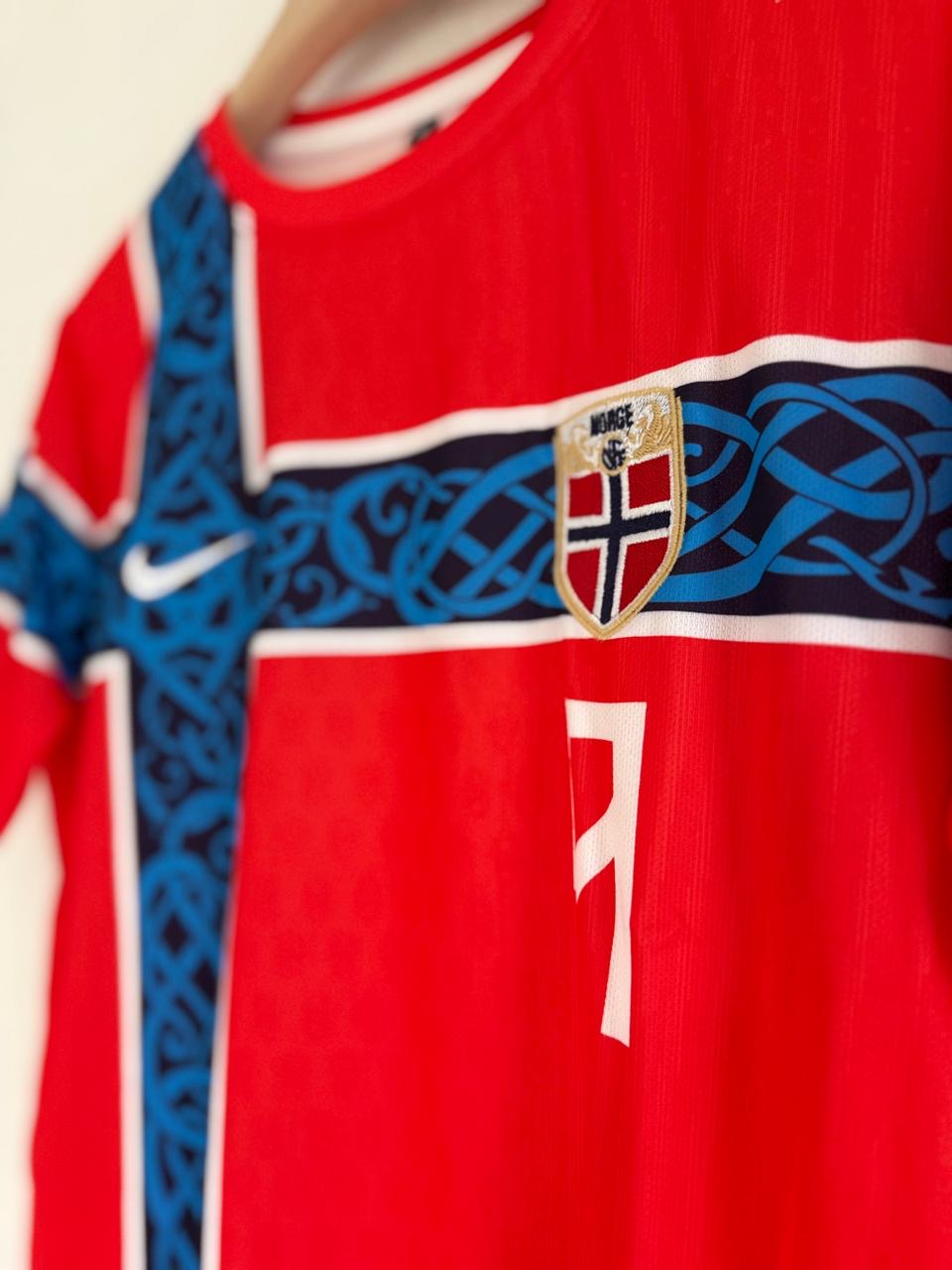 Norway 2026 world cup home haaland half sleeve embroidery Jersey - P1700 ms retro store