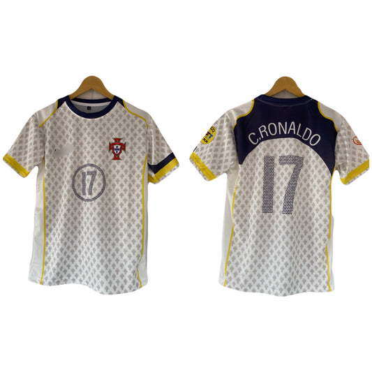 Best retro jersey Cristiano Ronaldo Portugal 2004/05 away kit - P287 ms retro store
