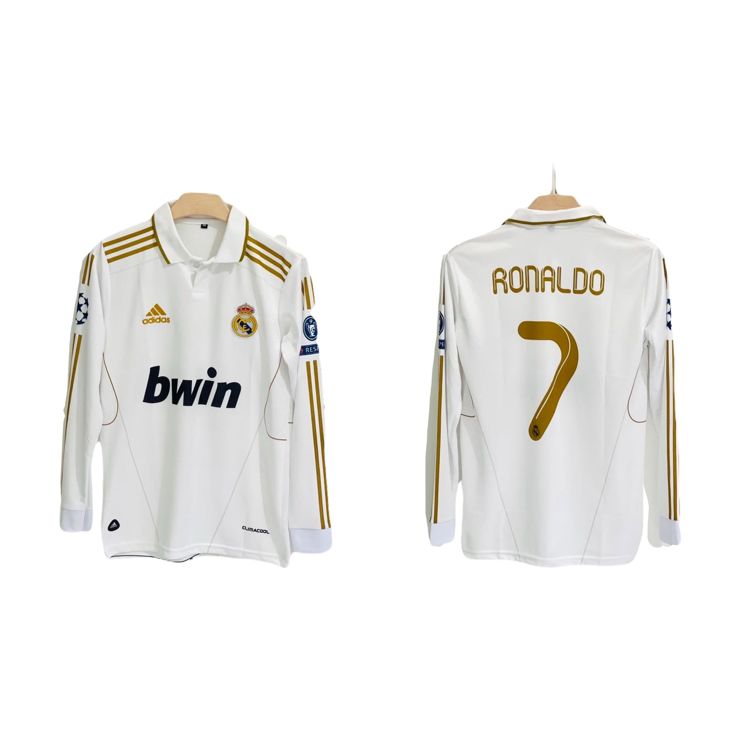 Best retro jersey Realmadrid 2011/12 home jersey Ronaldo full sleeve - ms retro store