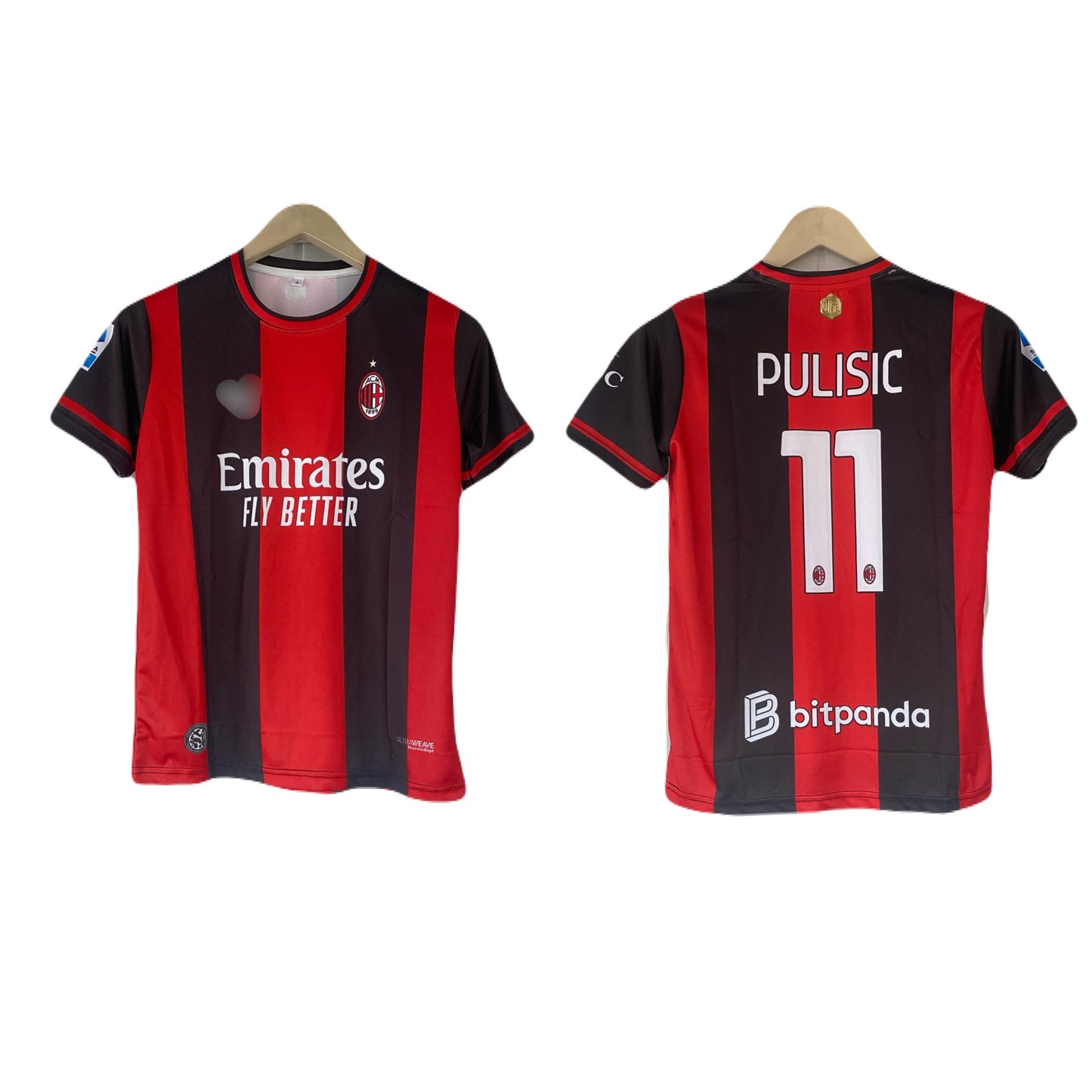 Pulisic Ac milan 2026/27 Season Kit Half Sleeve Sublimation -  P2333
