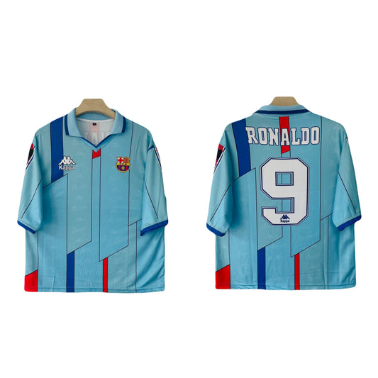 Ronaldo Barcelona Away 1998 collar Fivesleeve jersey -  P1768