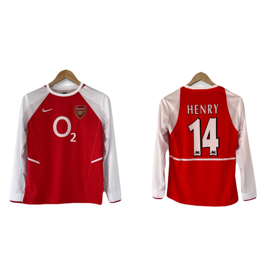 Arsenal 2006 Henry Full sleeve embroidery -P1399 Ms Retro Store