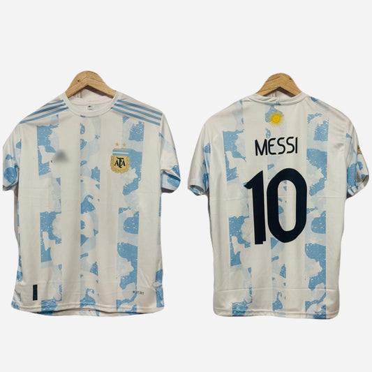 Argentina 2020 Home kit Messi Half sleeve - Ms Retro Store