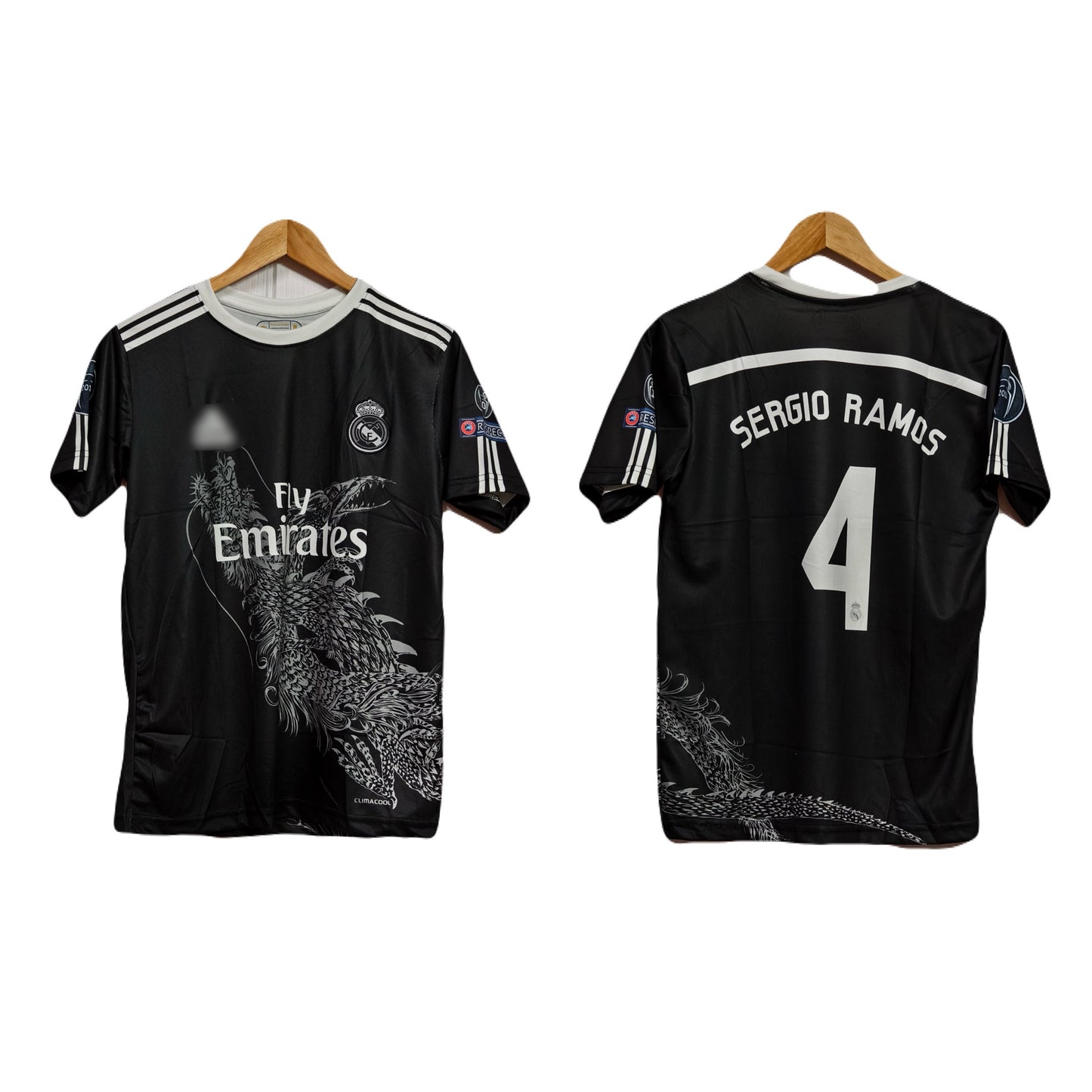 Real madrid 2014/15 Third sergio Ramos - Ms retro store