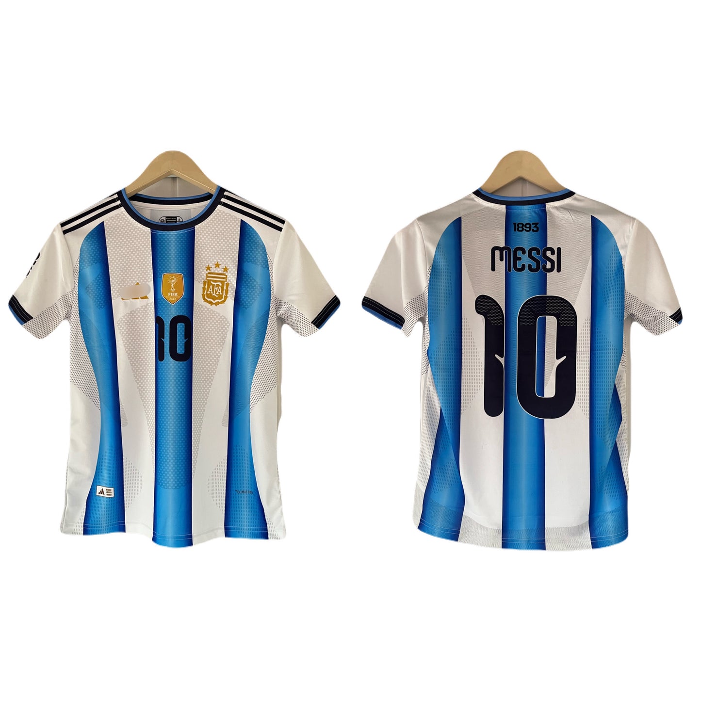 Messi Argentina 2026 World Cup Home Kit  Half Sleeve embroidery -