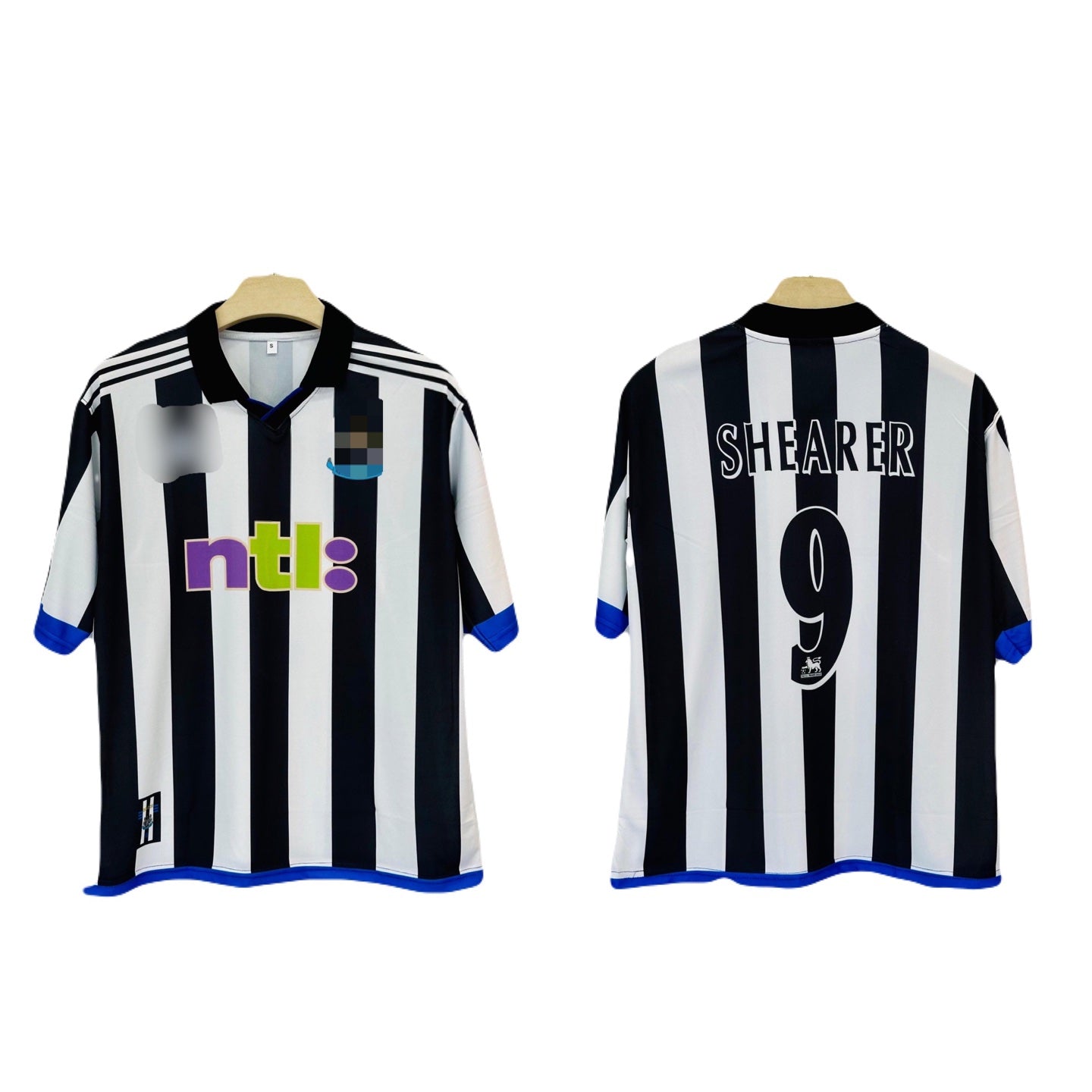 New castle 2000/2001 Home jersey SHEARER - P726 Ms retro store