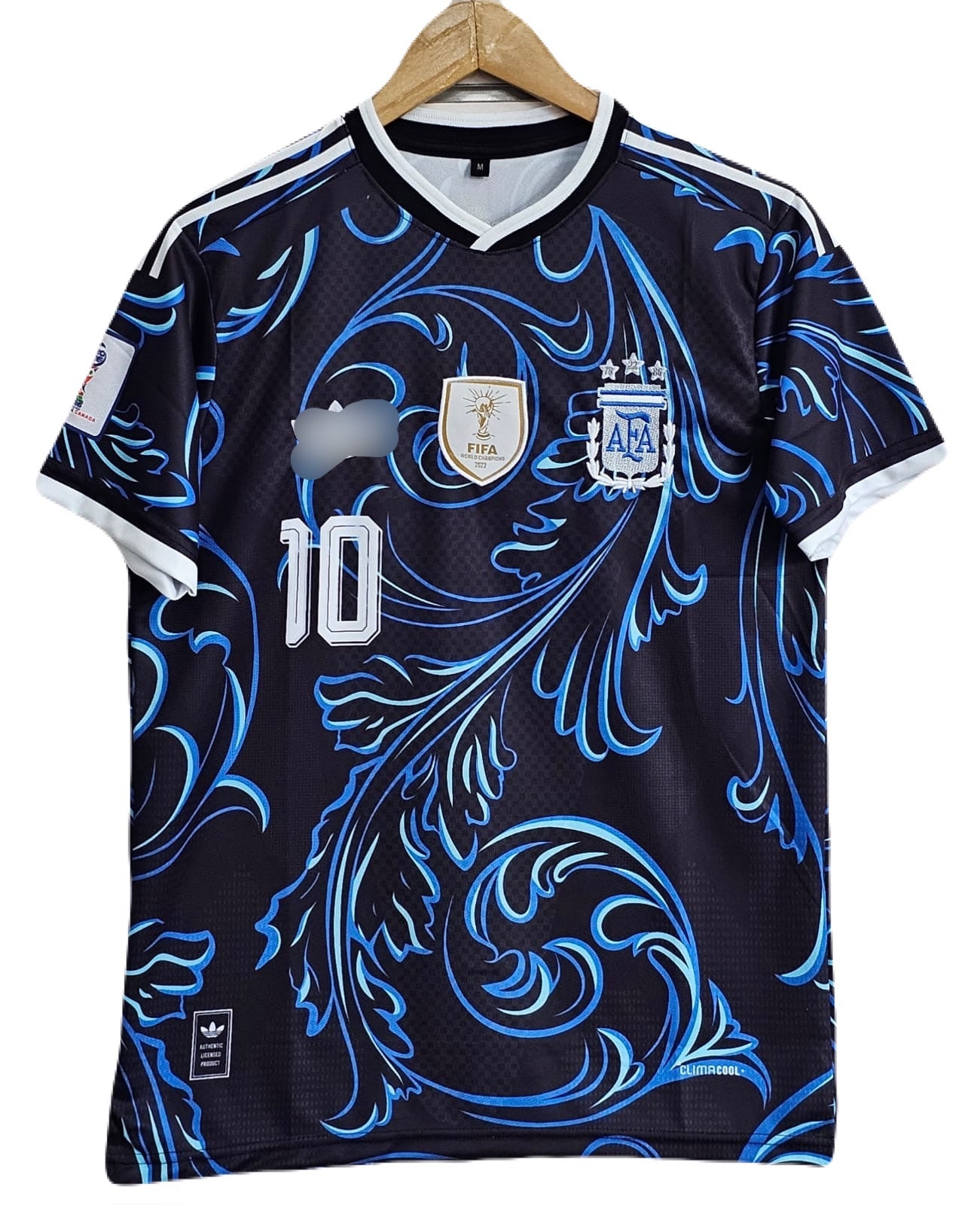 Argentina 2026 Worldcup messi Away Half Sleeve Trio Embroidery crew neck Jersey -P1678 ms retro store