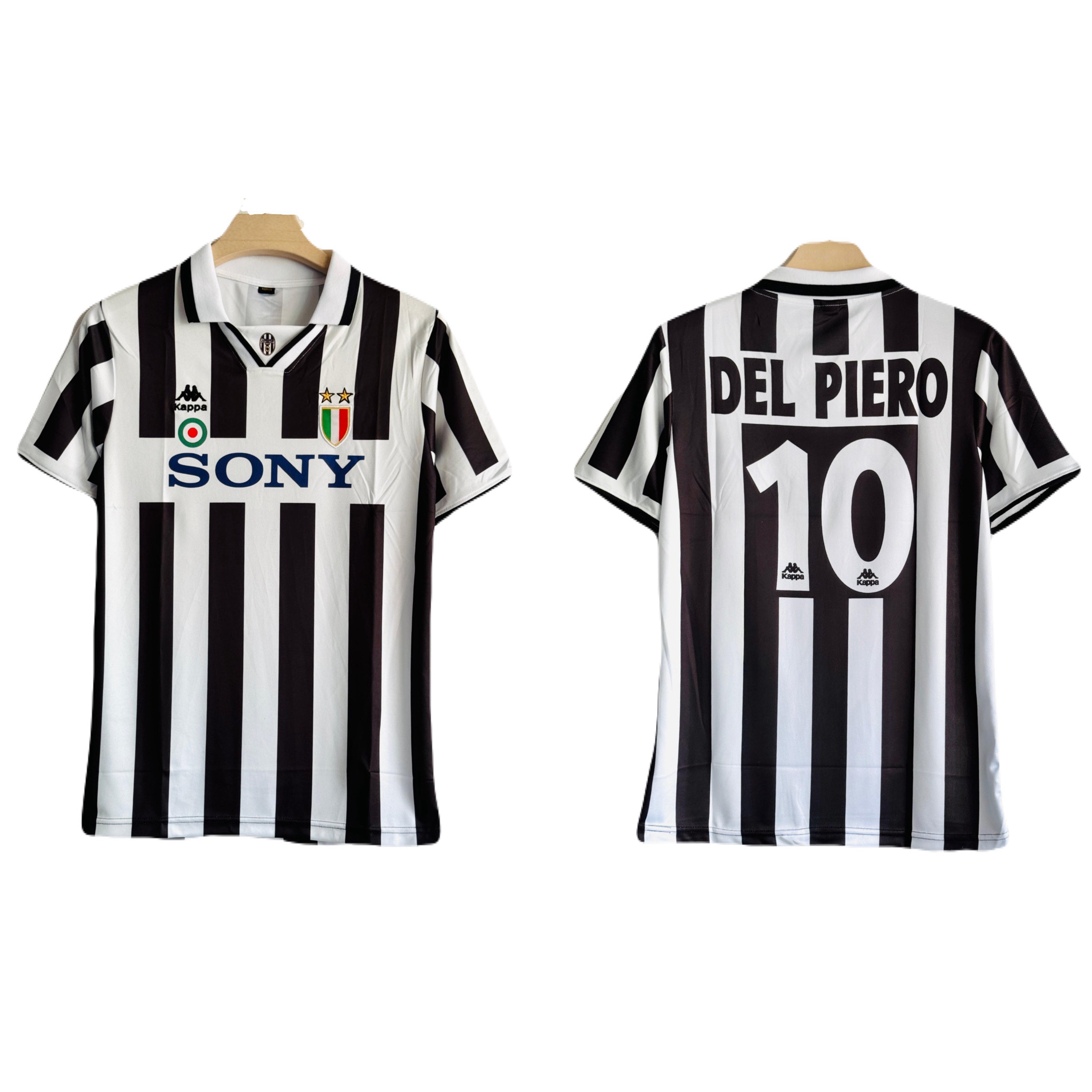 Juvantus del piero Half sleeve embroidery collar jersey - P1450 Ms