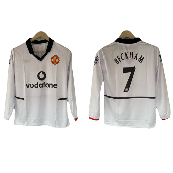Beckham Manchester United 1998 Kit Full Sleeve sublimation -