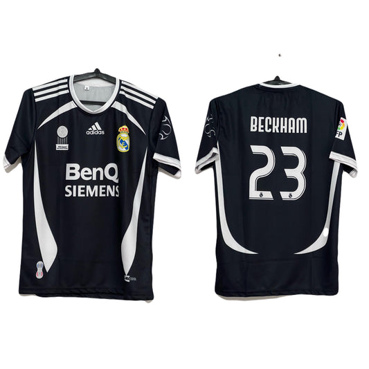 Beckham Realmadrid black halfsleeve