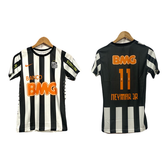 Santos fc Neymar jr half sleeve round neck - Ms Retro Store