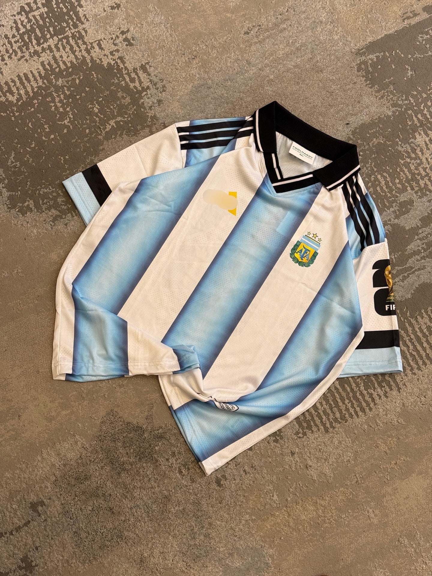 Messi Argentina 2026 Home World Cup  Premium Quality Collar Five Sleeve Sublimation  - P1987