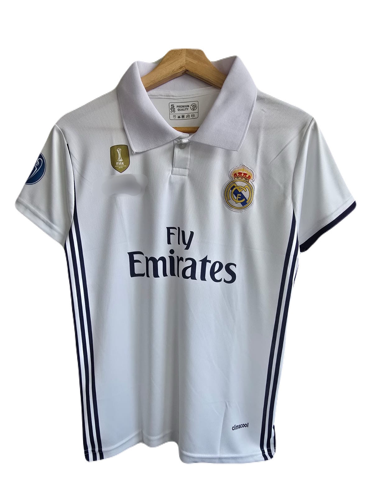 Ronaldo 2018 Real madrid embroidery half sleeve P510 - ms retro