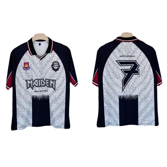 West ham 'iron maiden' edition Collar Five Sleeve Sublimation - Ms Retro Store