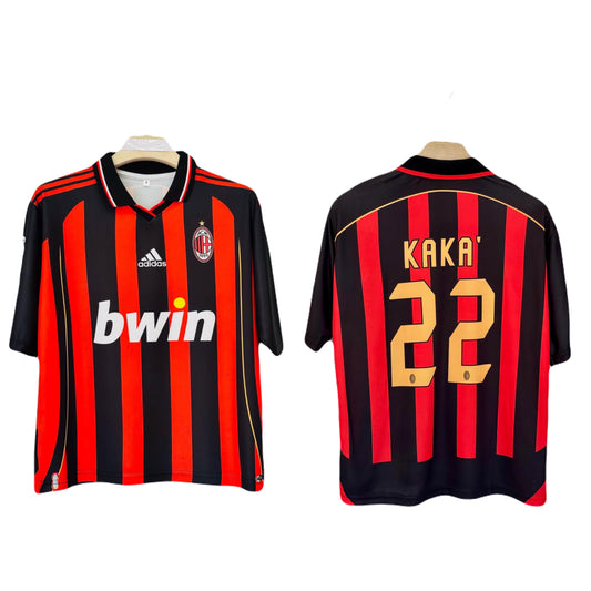Kaka ac milan vintage jersey five sleeve - ms retro store