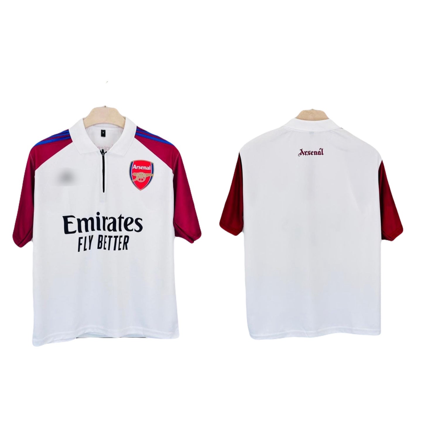 Arsenal Home Kit Plain Five Sleeve - Ms Retro Store