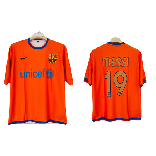 Barcelona 2006/07 away jersey messi five sleeve - ms retro store