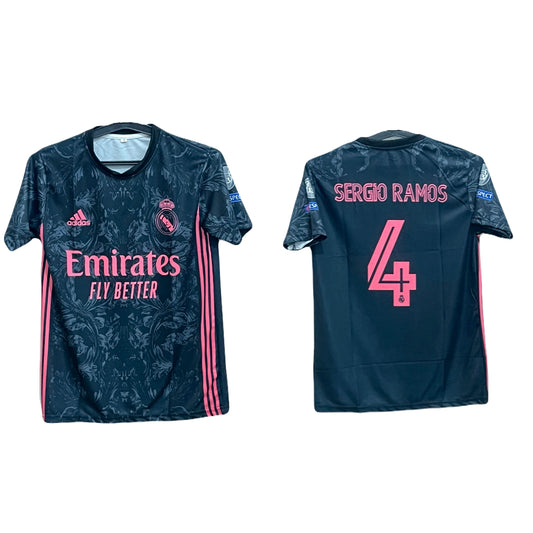 Best Retro jersey Realmadrid 2020/21 third kit sergio Ramos - ms retro store