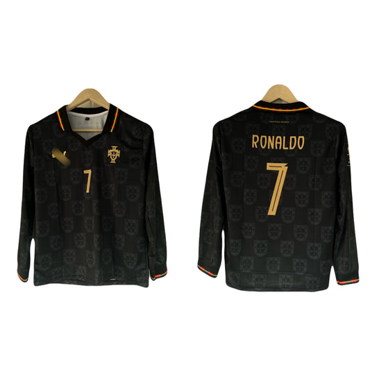 Portugal 2025-26 Special Edition kit Ronaldo Full Sleeve Embroidery - P1477Ms Retro Store