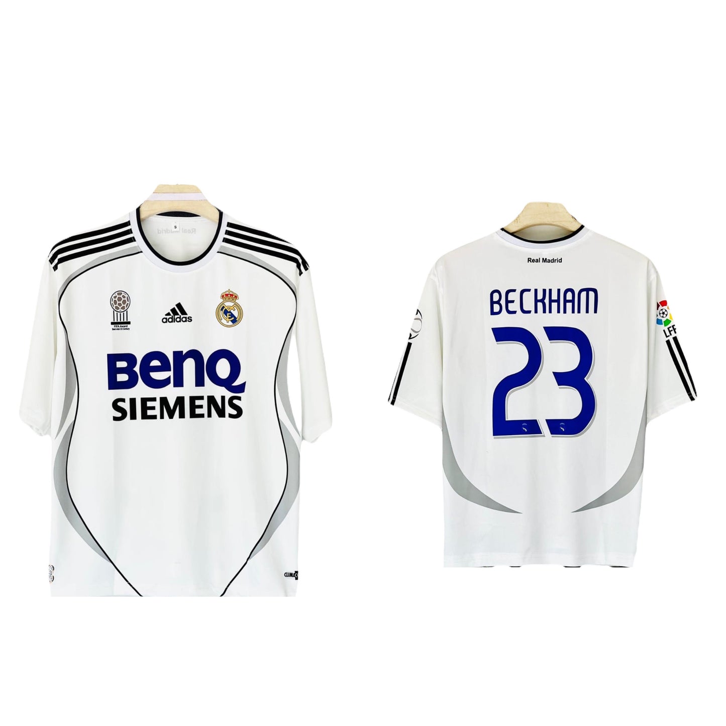 Realmadrid beckham 23 five sleeve - ms retro store