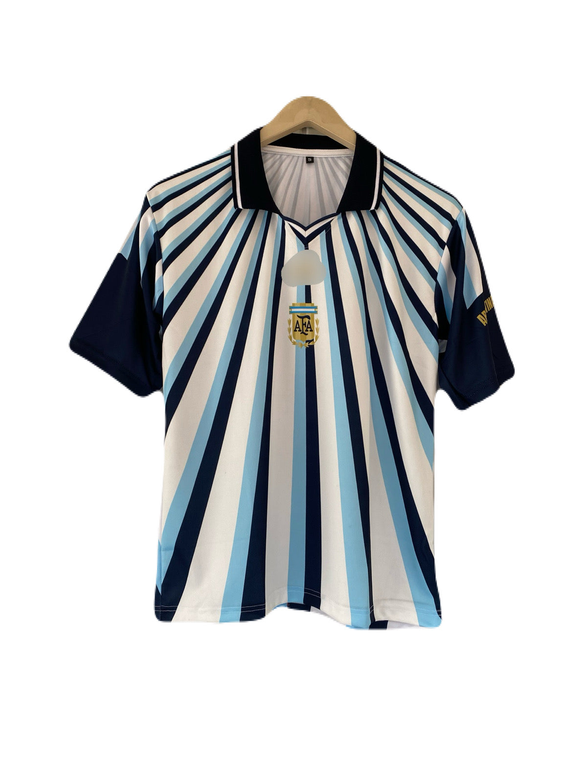 Messi Argentina Pre match  Five sleeve Collar sublimation Jersey - P2400
