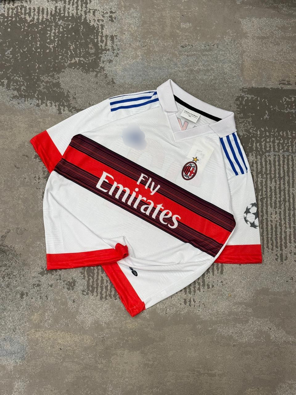 Ac Milan Away Kaka Premium Quality Collar Five Sleeve Sublimation  - Ms Retro Store