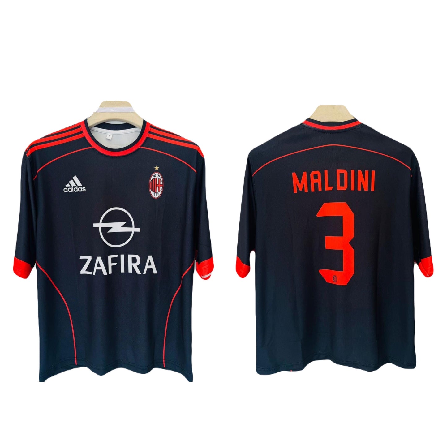 AC Milan 2005-06 away kit Maldini five sleeve - ms retro store